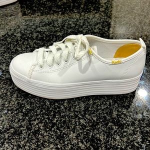 Keds Triple Up WH61626 Womens White Low Top Comfort Fashion Sneaker Shoes Sz 6